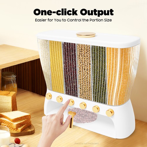 Dry food beans dispenser - beans, wall